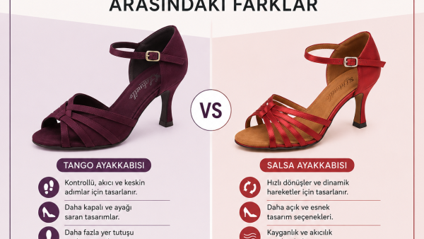 Tango Ayakkabısı ile Salsa Ayakkabısı Arasındaki Farklar
