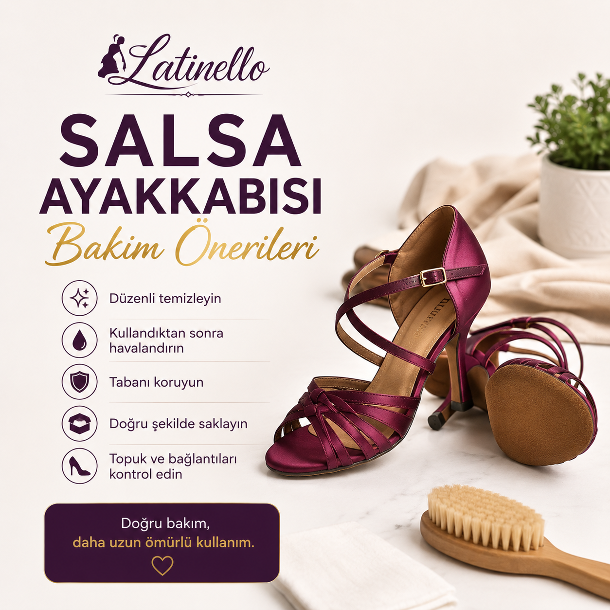 Salsa Ayakkabısı Bakım Önerileri