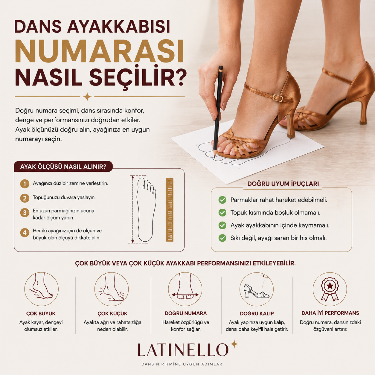 Dans Ayakkabısı Numarası Nasıl Seçilir