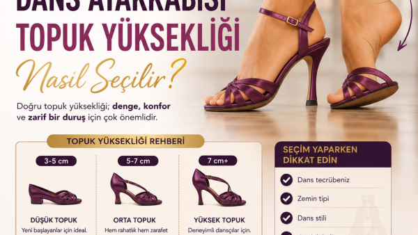 Dans Ayakkabısı Topuk Yüksekliği Nasıl Seçilir