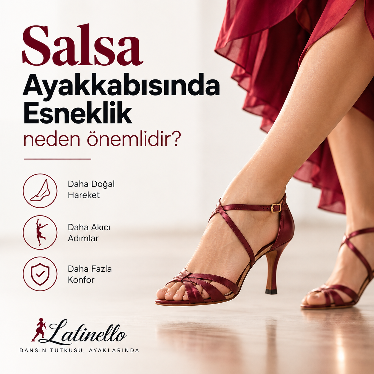 Salsa Ayakkabısında Esneklik