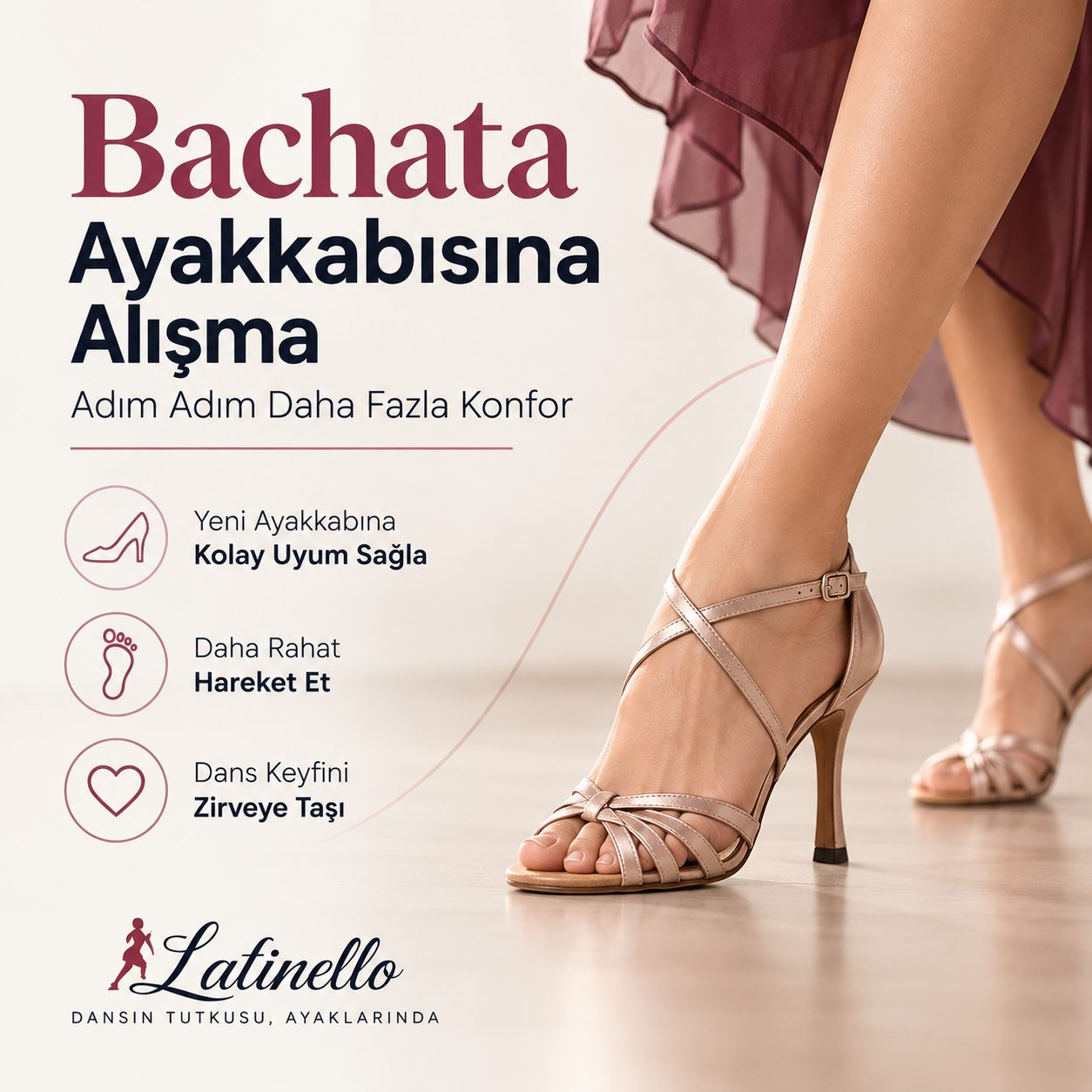 Bachata ayakkabısına alışma süreci nasıl olmalı?